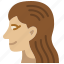 woman, head, female, side, lady, view, avatar 
