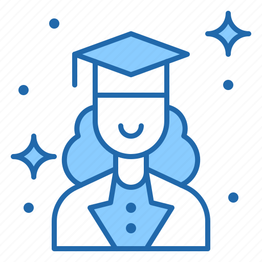 Avatar, girl, student, graduate, woman icon - Download on Iconfinder