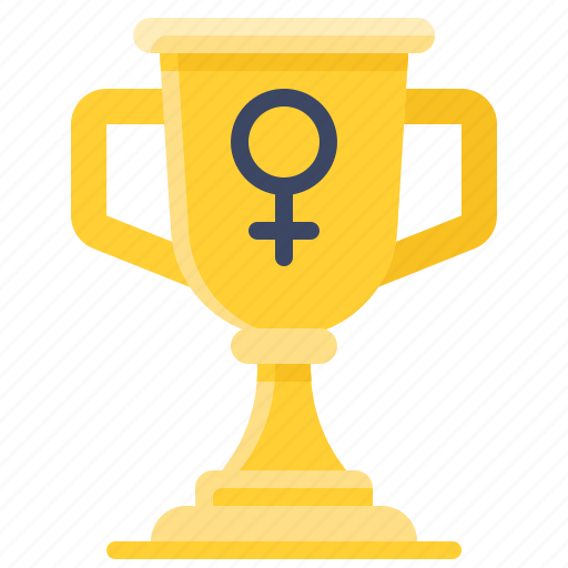 Woman, celebrate, trophy, award, winner icon - Download on Iconfinder