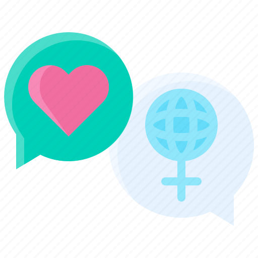 Woman, celebrate, chat, talk, feminist icon - Download on Iconfinder