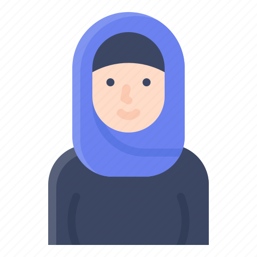 Woman, celebrate, muslim, islam, avatar icon - Download on Iconfinder