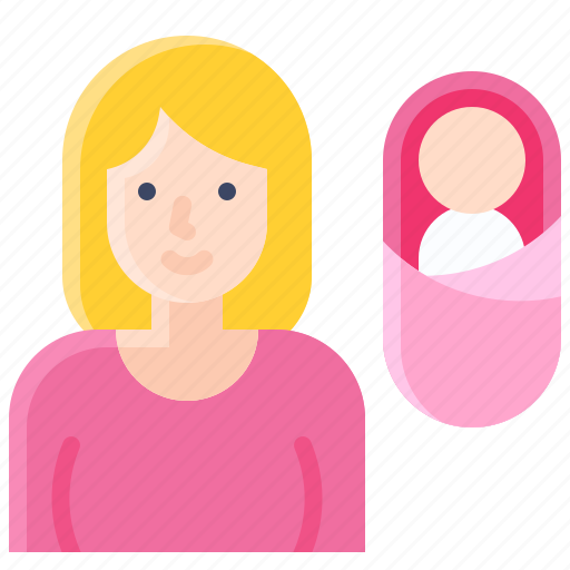 Woman, celebrate, female, baby, newborn, give birth icon - Download on Iconfinder
