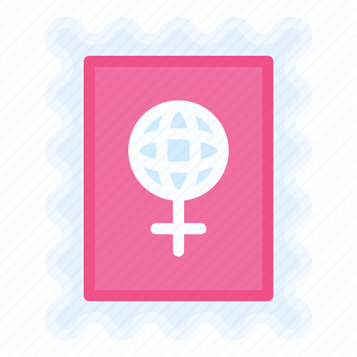 Woman, celebrate, female, stamps icon - Download on Iconfinder