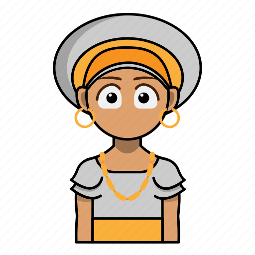 Avatar, brazil, culture, dress, traditional, woman icon - Download on Iconfinder