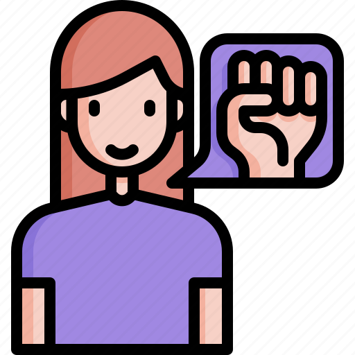 Woman, fist, empowerment, vindication, feminism, gender, equality icon - Download on Iconfinder