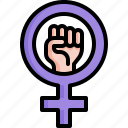 feminism, fist, power, activism, human rights, woman, womens day