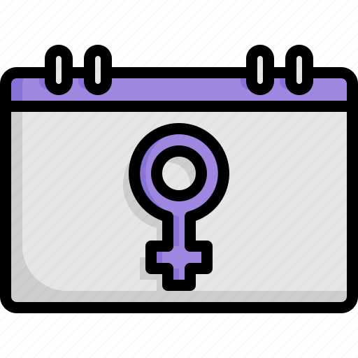 Calendar, womens day, feminism, venus, femenine, march, gender icon - Download on Iconfinder