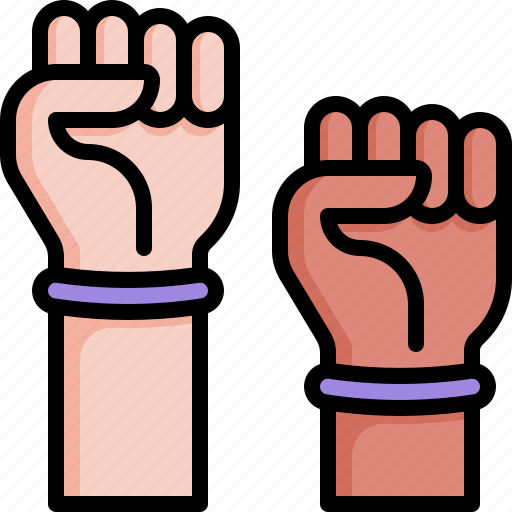 Hand, power, fist, protest, teamwork, hands up, supporter icon - Download on Iconfinder