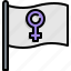 flag, womens day, female, feminism, venus, femenine, flags 