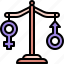 balance, equality, gender, feminism, humanpictos, right, human 