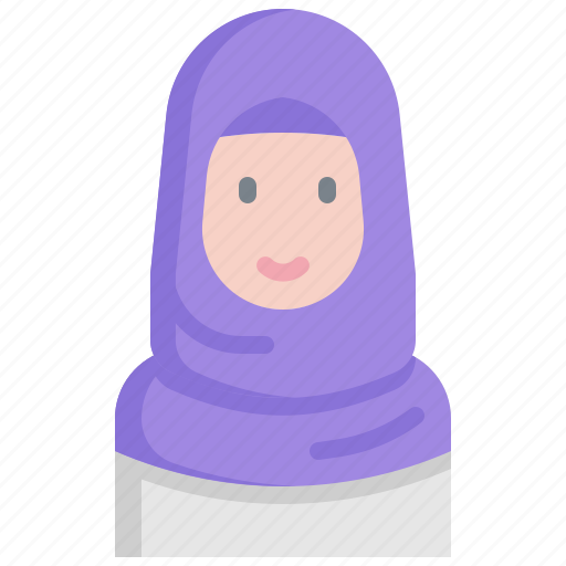 Muslim, woman, cultures, arab, egyptian, person, arab woman icon - Download on Iconfinder