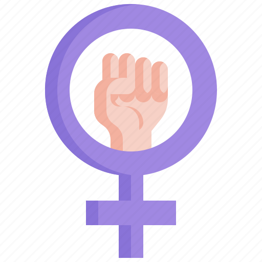 Feminism, woman, fist, empowerment, vindication, gender, equality icon - Download on Iconfinder