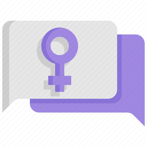 Speech, bubble, feminism, speech bubble, womens day, cultures, conversation icon - Download on Iconfinder