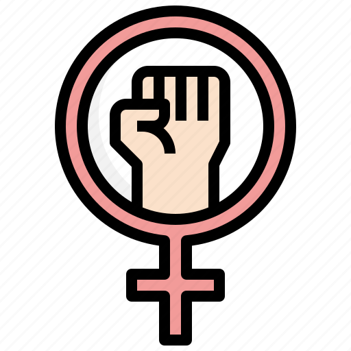 Feminism, heart, womens, day, balloons, gender icon - Download on Iconfinder