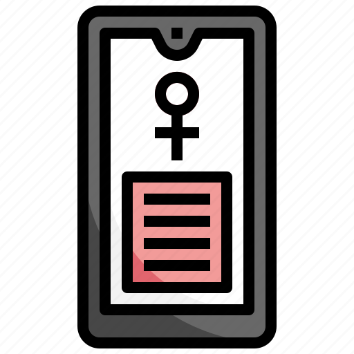 Smartphone, girl, womens, day, feminism, miscellaneous icon - Download on Iconfinder