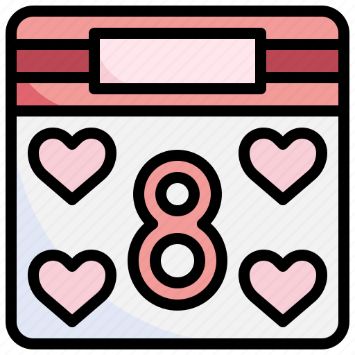 Womens, day, calendar, march, girl, time icon - Download on Iconfinder