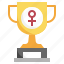 trophy, womens, day, feminism, equality, award 