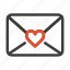 heart, love, mail 