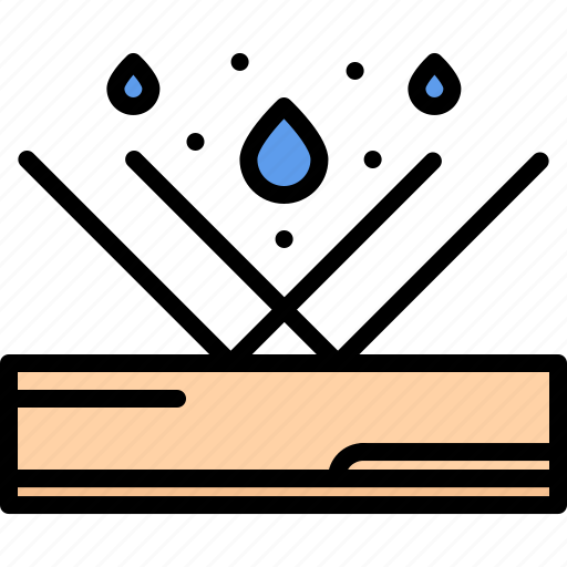Water, protection, wood, tree, joiner, carpenter icon - Download on Iconfinder
