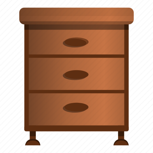 Bedroom, brown, cabinet, drawer, dresser, table icon - Download on Iconfinder
