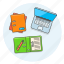 desktop, document, folder, pen, work, business, study, table 