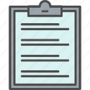 board, checklist, clip, clipboard, list, paper, survey
