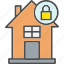 house, lock, private, property, real, estate, reserved, secure 