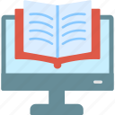 book, database, education, knowledge, pc, online, library