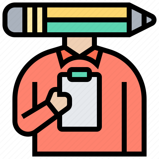 Author, checklist, pencil, planner, writer icon - Download on Iconfinder