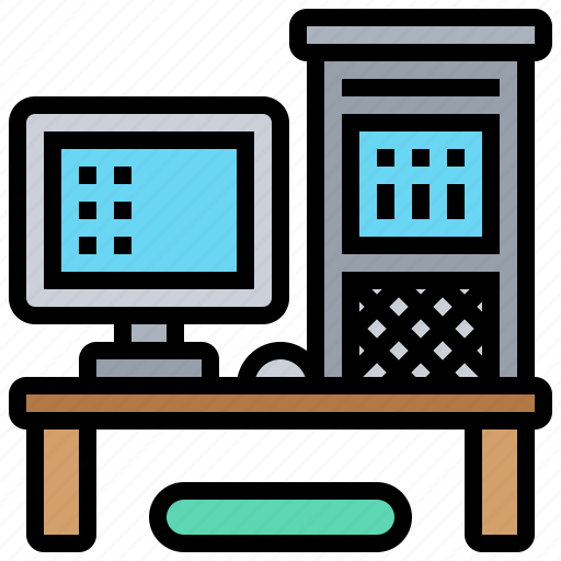Computer, desktop, pc, programmer, technology icon - Download on Iconfinder