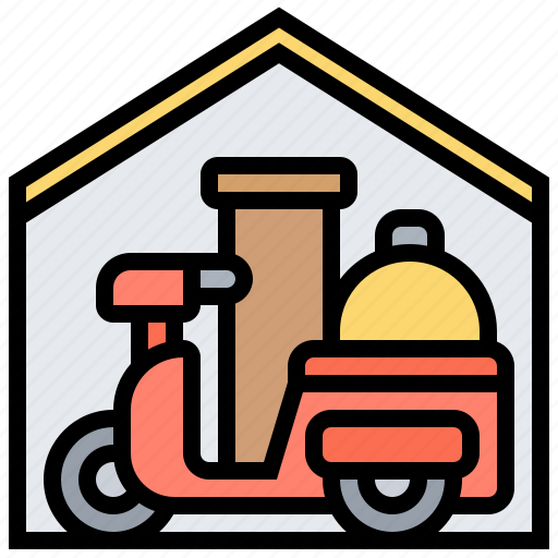 Bike, courier, delivery, food, service icon - Download on Iconfinder