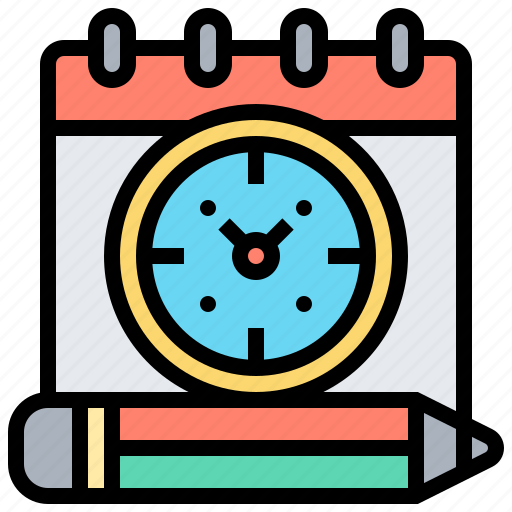 Appointment, calendar, clock, management, time icon - Download on Iconfinder