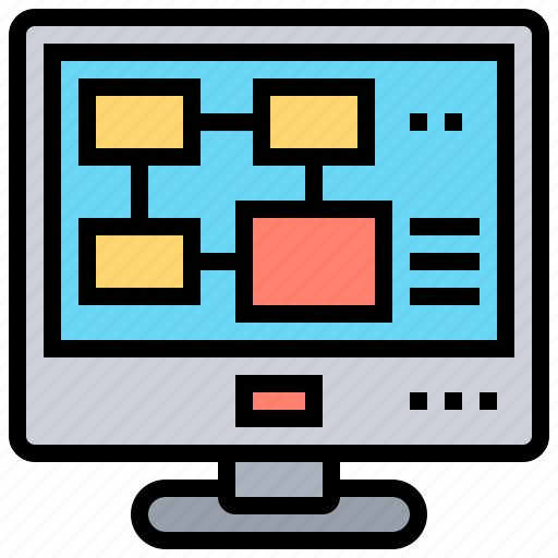 Computer, diagram, management, structure, workflow icon - Download on Iconfinder