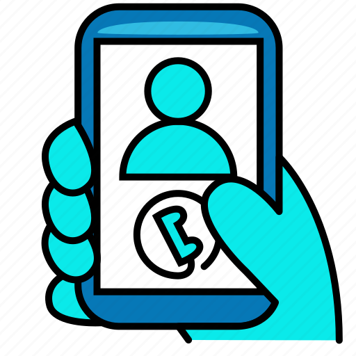 Filled, from, home, pandemic, phone, work, working icon - Download on Iconfinder