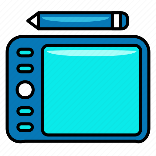 Filled, from, graphic tablet, home, pandemic, work, working icon - Download on Iconfinder