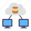 business database, cloud database, cloud server, computer connection, server connection 