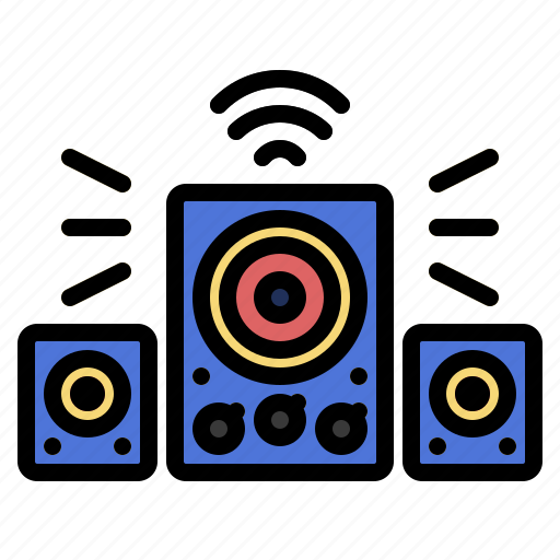 Workfromhome, loudspeaker, sound, volume, audio, music icon - Download on Iconfinder