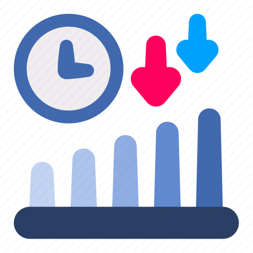 Analytics, bar, chart, clock, graph, report, statistics icon - Download on Iconfinder