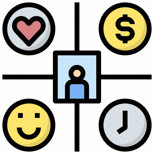 Management, work, life, happiness, administration, duty, work life balance icon - Download on Iconfinder