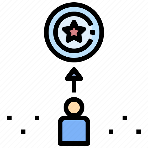 Success, goal, aim, ambition, strategy, challenge, star icon - Download on Iconfinder