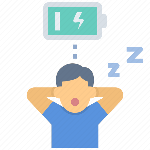 Charge, relax, rest, sleep, nap, power, battery icon - Download on Iconfinder