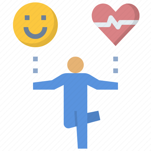Exercise, balance, happiness, equilibrium, delight, pleasure, control icon - Download on Iconfinder