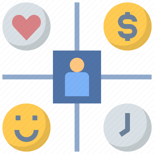 Management, happiness, administration, duty, equilibrium, work life balance icon - Download on Iconfinder