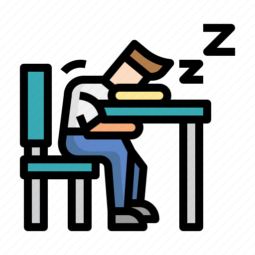 Nap, tired, rest, sleepy, office, syndrome icon - Download on Iconfinder