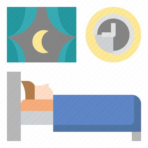 Sleep, bedroom, night, time, rest, nap icon - Download on Iconfinder