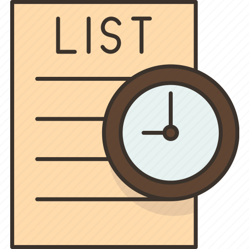 Time, management, task, list, appointment icon - Download on Iconfinder