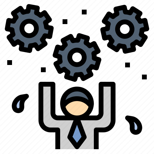 Busy, employee, overwork, tired, workaholic icon - Download on Iconfinder