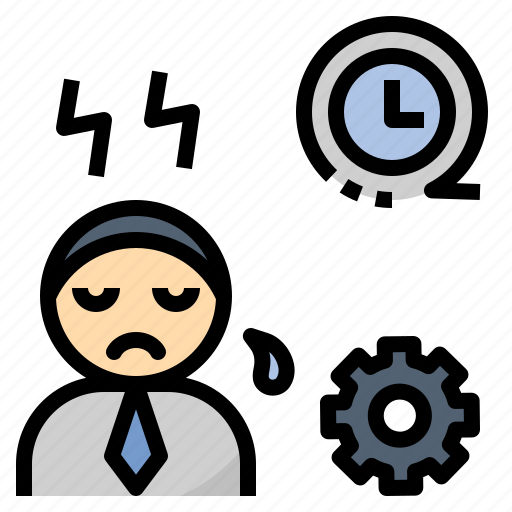Force, overwork, pressure, stress, tired icon - Download on Iconfinder
