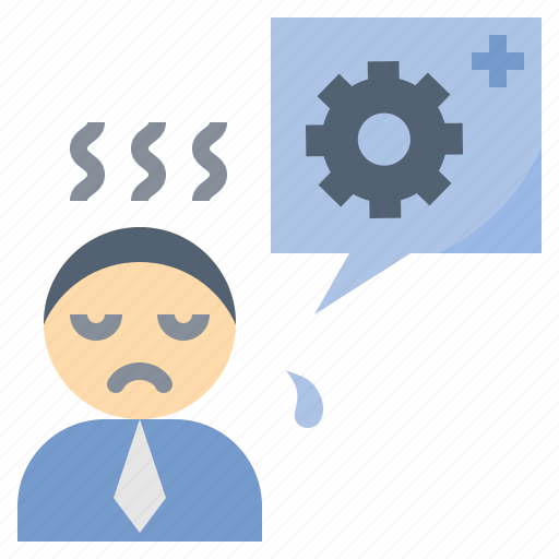 Busy, force, overwork, stress, tired icon - Download on Iconfinder