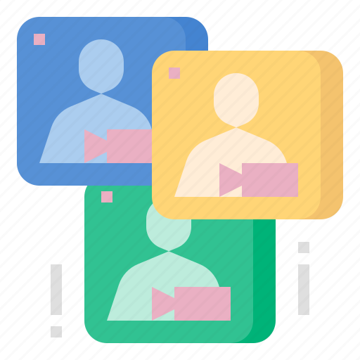 Meeting, conference, collaboration apps, working together, meeting apps, video conference, conference apps icon - Download on Iconfinder
